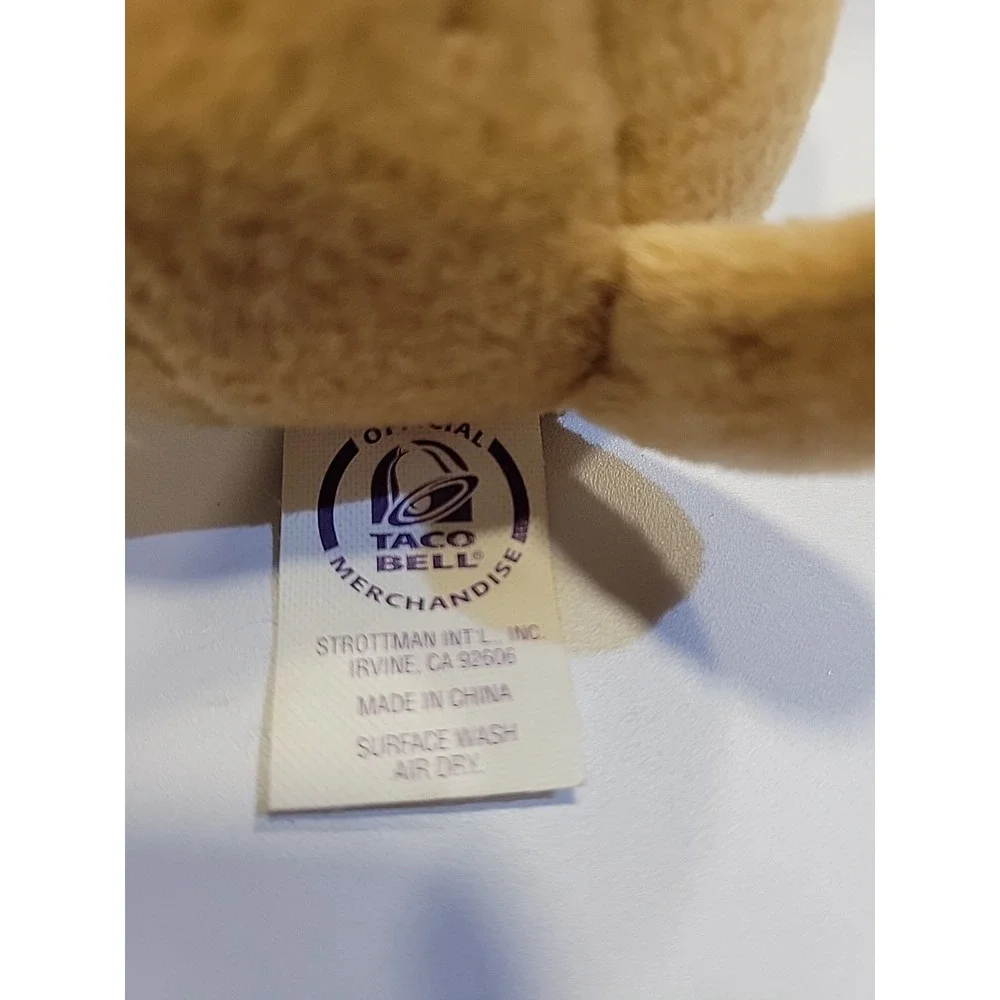 Talking Taco Bell Chihuahua Plush Yo Quiero Dog Happy New Year‎ 2000 Puppy 6.5